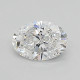 0.53-Carat Oval Lab Grown Diamond