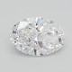 0.55-Carat Oval Lab Grown Diamond