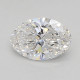0.55-Carat Oval Lab Grown Diamond