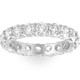 950 Platinum 2ct Diamond Eternity Wedding Ring Lab Grown Band