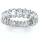 5 1/2CT Oval Diamond Eternity Wedding Ring Gold or Platinum Lab Grown