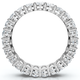 5 1/2CT Oval Diamond Eternity Wedding Ring Gold or Platinum Lab Grown