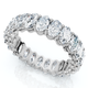 5 1/2CT Oval Diamond Eternity Wedding Ring Gold or Platinum Lab Grown