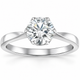 1 1/2Ct Solitaire Lab Grown Round Diamond Engagement Ring