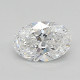 0.56-Carat Oval Lab Grown Diamond