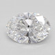 0.56-Carat Oval Lab Grown Diamond
