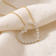 1 Ct Diamond Heart Pendant Necklace in White, Yellow, or Rose Gold Lab Grown