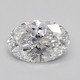 0.61-Carat Oval Lab Grown Diamond