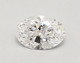 0.63-Carat Oval Lab Grown Diamond
