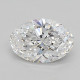 0.63-Carat Oval Lab Grown Diamond