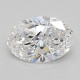 0.66-Carat Oval Lab Grown Diamond