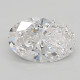 0.66-Carat Oval Lab Grown Diamond