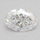 0.66-Carat Oval Lab Grown Diamond