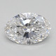 0.68-Carat Oval Lab Grown Diamond