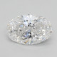 0.69-Carat Oval Lab Grown Diamond
