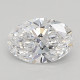 0.68-Carat Oval Lab Grown Diamond
