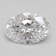 0.72-Carat Oval Lab Grown Diamond