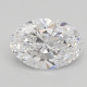 0.72-Carat Oval Lab Grown Diamond