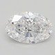 0.72-Carat Oval Lab Grown Diamond