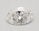 0.74-Carat Oval Lab Grown Diamond