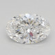 0.74-Carat Oval Lab Grown Diamond