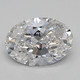 0.74-Carat Oval Lab Grown Diamond
