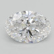 0.74-Carat Oval Lab Grown Diamond