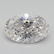 0.76-Carat Oval Lab Grown Diamond