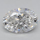0.76-Carat Oval Lab Grown Diamond