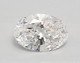 0.76-Carat Oval Lab Grown Diamond