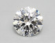 0.78-Carat Round Lab Grown Diamond