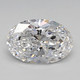 0.78-Carat Oval Lab Grown Diamond