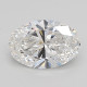 0.79-Carat Oval Lab Grown Diamond