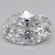 0.79-Carat Oval Lab Grown Diamond