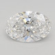 0.79-Carat Oval Lab Grown Diamond