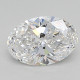 0.79-Carat Oval Lab Grown Diamond