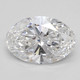 0.8-Carat Oval Lab Grown Diamond