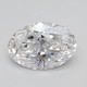 0.8-Carat Oval Lab Grown Diamond