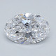 0.82-Carat Oval Lab Grown Diamond
