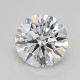0.83-Carat Round Lab Grown Diamond
