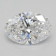 0.82-Carat Oval Lab Grown Diamond