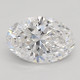0.82-Carat Oval Lab Grown Diamond