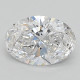 0.83-Carat Oval Lab Grown Diamond