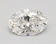0.84-Carat Oval Lab Grown Diamond