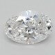 0.83-Carat Oval Lab Grown Diamond
