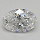0.84-Carat Oval Lab Grown Diamond
