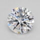 0.85-Carat Round Lab Grown Diamond