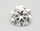 0.88-Carat Round Lab Grown Diamond