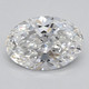 0.88-Carat Oval Lab Grown Diamond