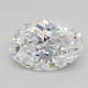 0.89-Carat Oval Lab Grown Diamond